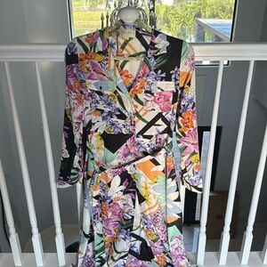 Yumi Kim silk maxi button down dress, belted. Size Medium